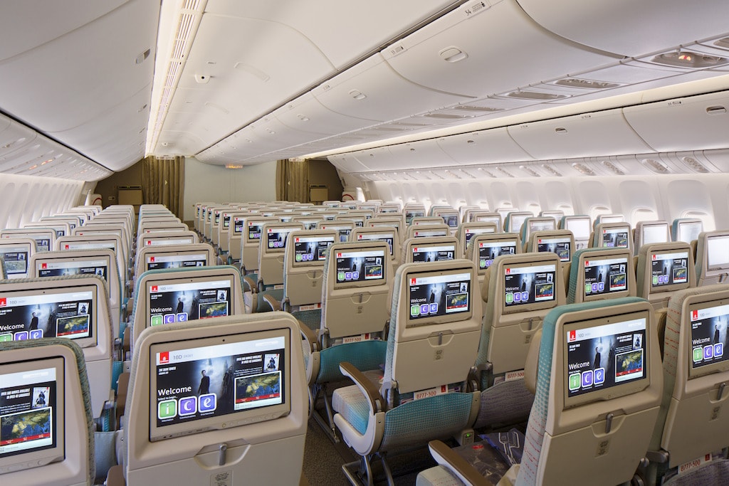 Emirates Boeing 777 Economy Class 2