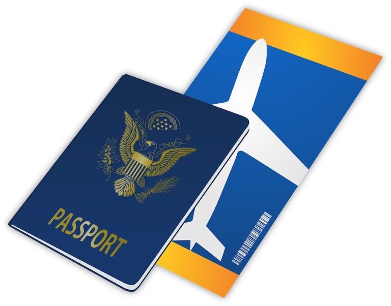 Imaginary Passport and ticket
